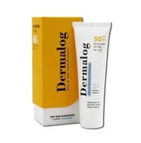 کرم ضدآفتاب بي‌رنگ درمالوگ - SPF50 پوست خشک